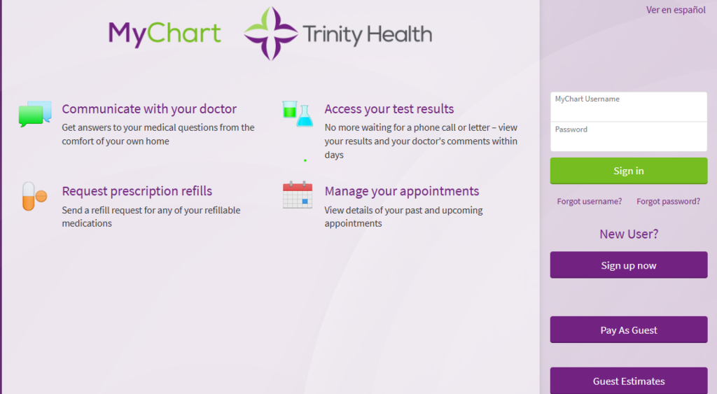 Trinity Health MyChart