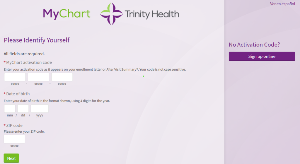 Trinity Health MyChart